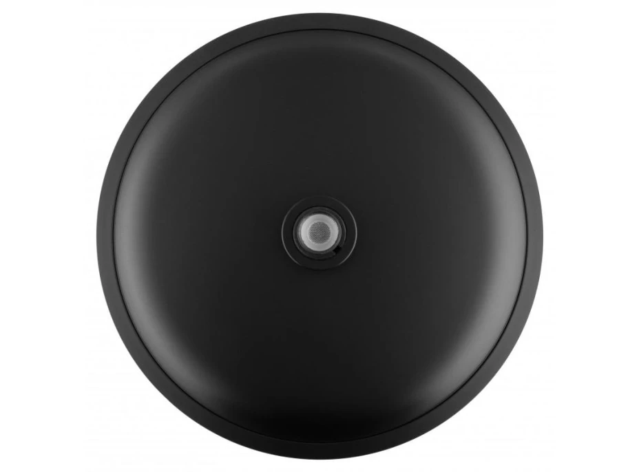 Sprchová dažďová hlavica YOKA SLIM - guľatá - 25 cm - čierna