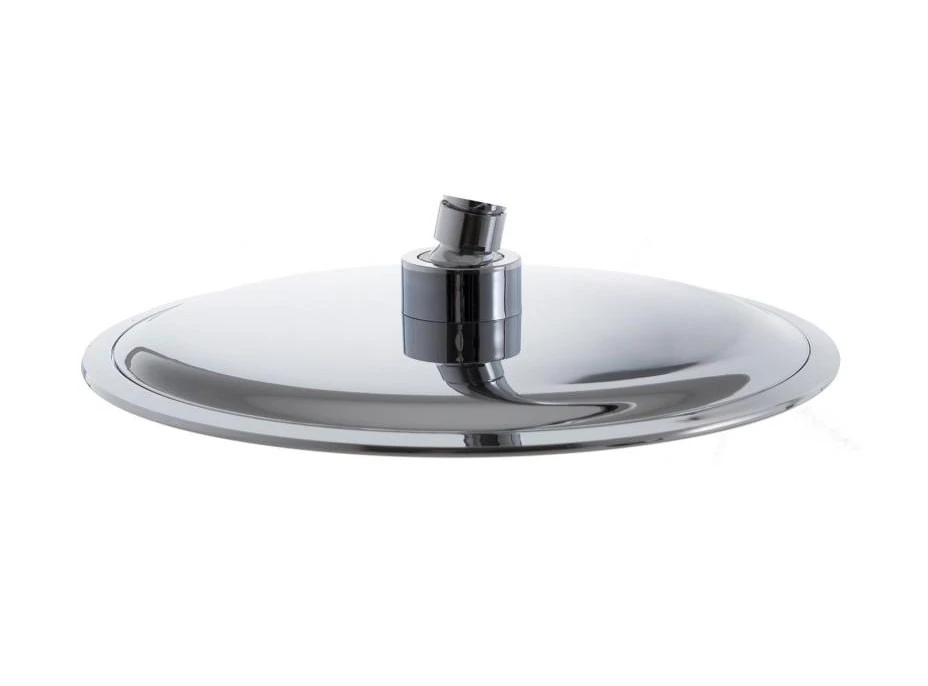 Sprchová dažďová hlavica YOKA SLIM - guľatá - 25 cm - chrómová