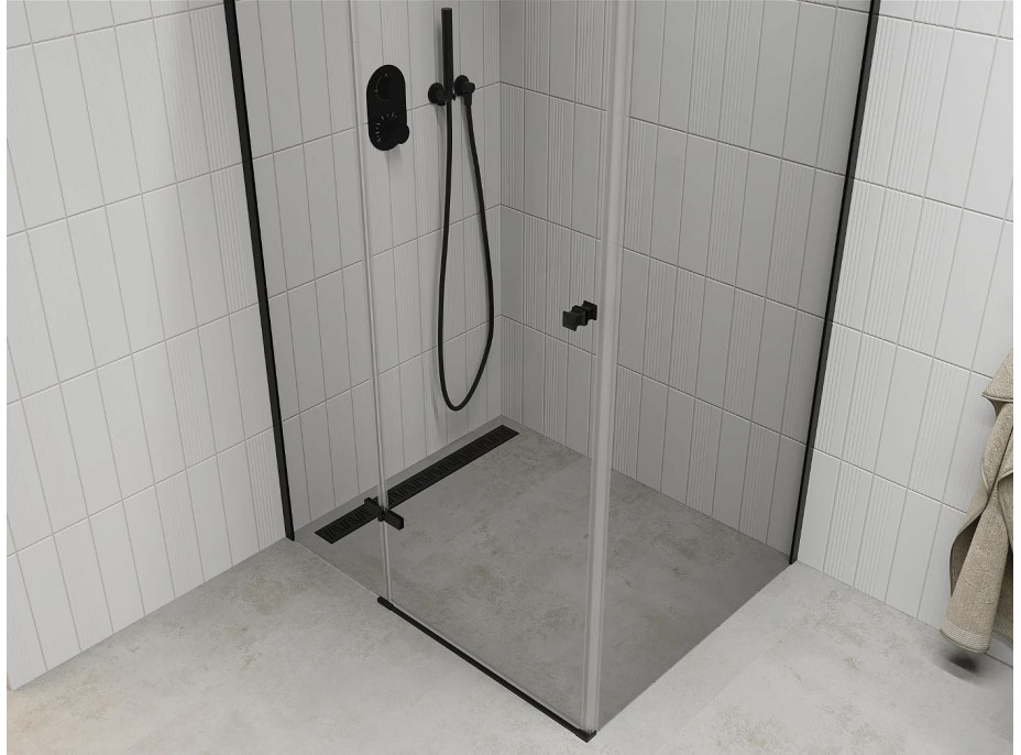 Sprchovací kút maxmax ROMA 70x100 cm - BLACK