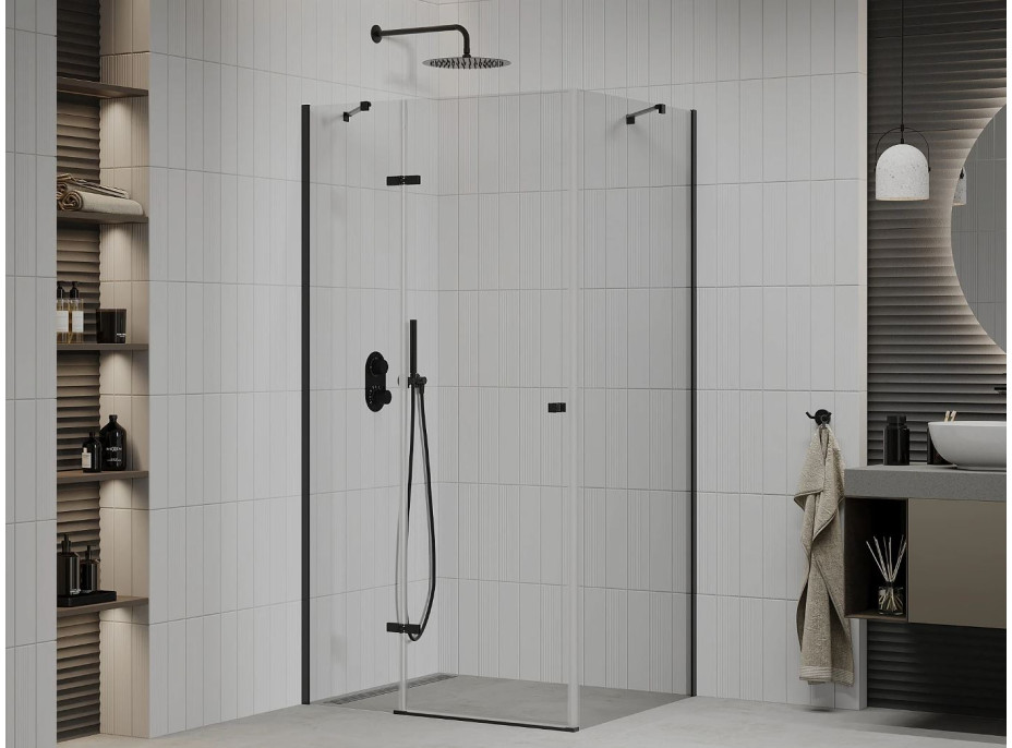 Sprchovací kút maxmax ROMA 70x70 cm - BLACK