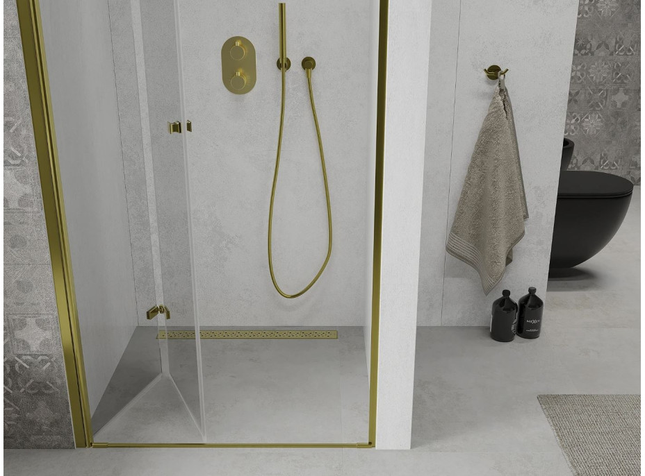 Sprchové dvere MAXMAX LIMA 100 cm - zlaté