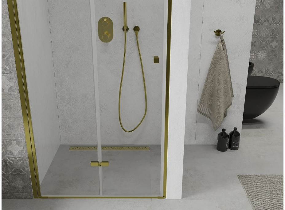 Sprchové dvere MAXMAX LIMA 80 cm - zlaté