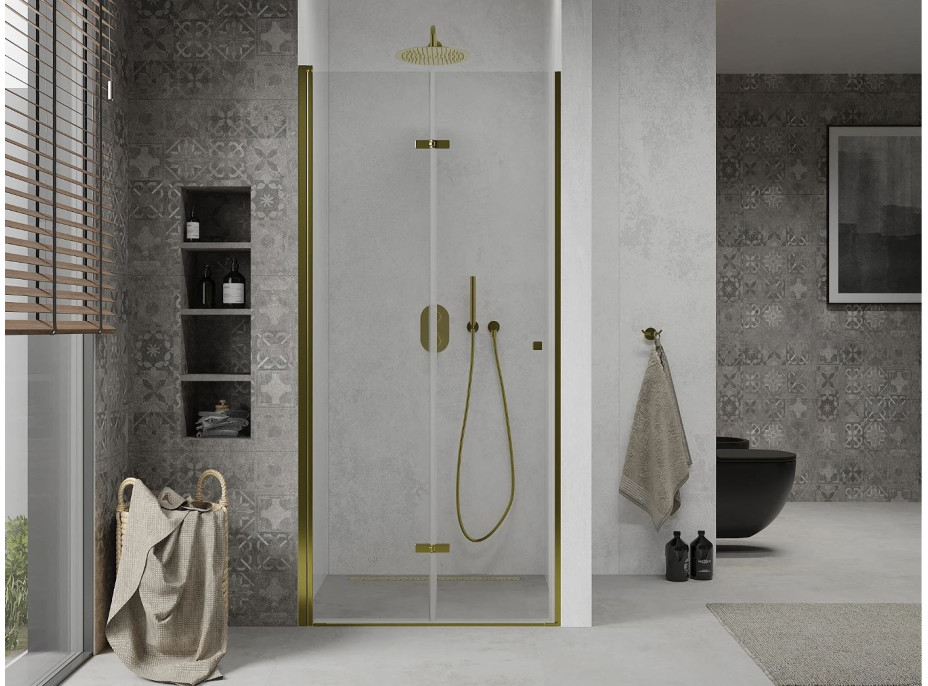 Sprchové dvere MAXMAX LIMA 90 cm - zlaté