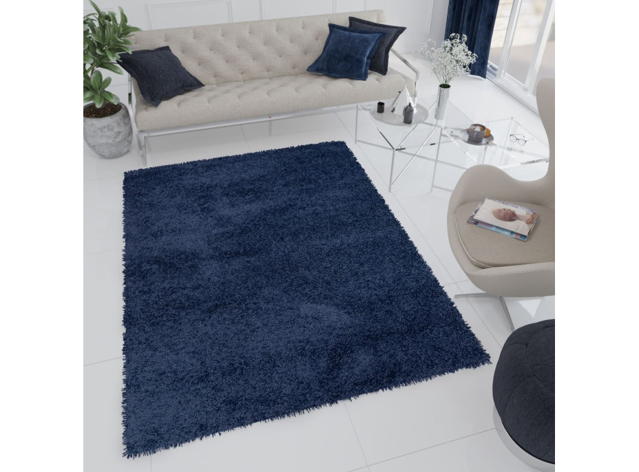 NA SKLADE: Moderný kusový koberec ESSENCE - modrý 120x150 cm