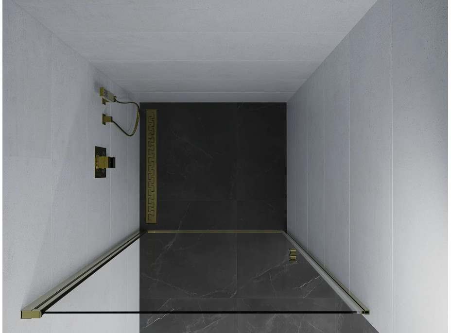 Sprchové dvere MAXMAX PRETORIA 80 cm - zlaté