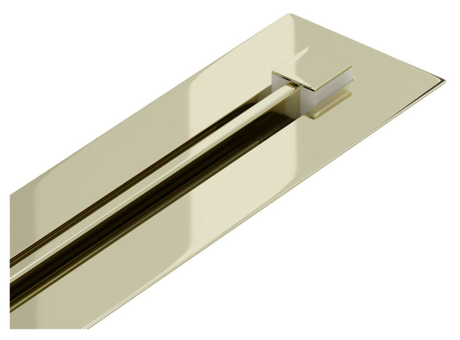 Sprchový žľab MAXMAX Mexen FLAT 360 SUPER SLIM - zlatý, 1551130
