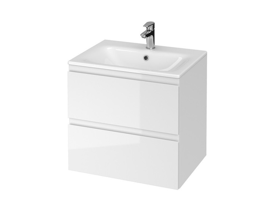 Kúpeľňová skrinka s umývadlom CERSANIT - SET B275 MODUO 60 - BIELA (S801-314-DSM)