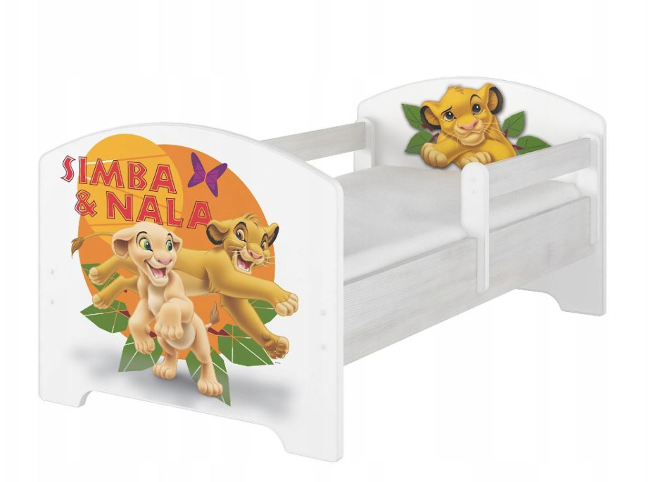 Detská posteľ Disney - LEVÍ KRÁĽ 180x80 cm