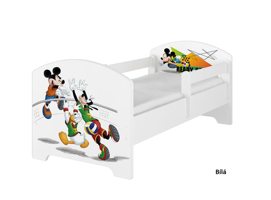 Detská posteľ Disney - MICKEY VOLLEYBALL 180x80 cm