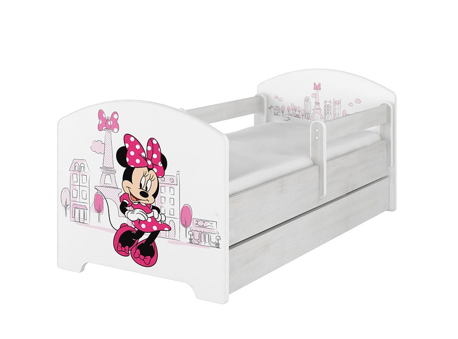 Detská posteľ Disney - MYŠKA MINNIE PARIS 180x80 cm