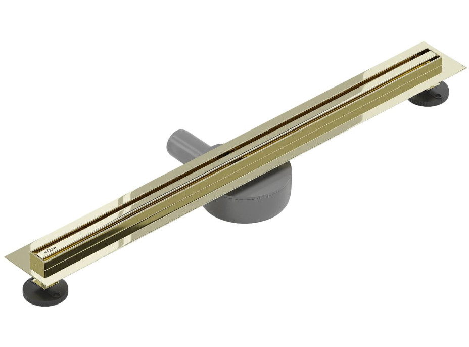 Sprchový žlab MAXMAX Mexen FLAT 360 SLIM - zlatý, 1541130