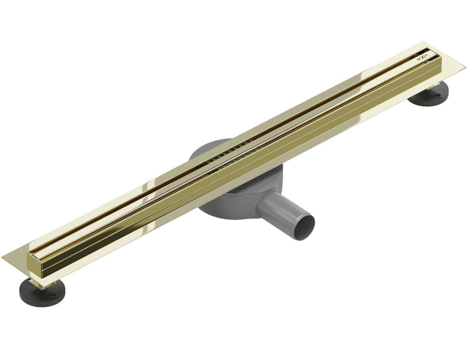 Sprchový žlab MAXMAX Mexen FLAT 360 SLIM - zlatý, 1541150