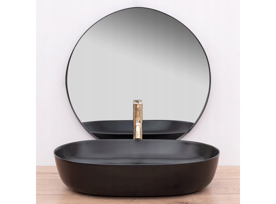 Keramické umývadlo Rea CLEO - čierne matné