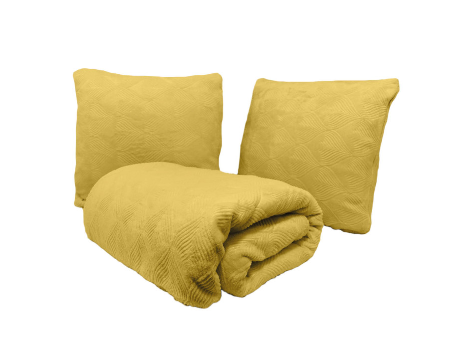 Deka prehoz CALMA 150x200 cm - horčicová