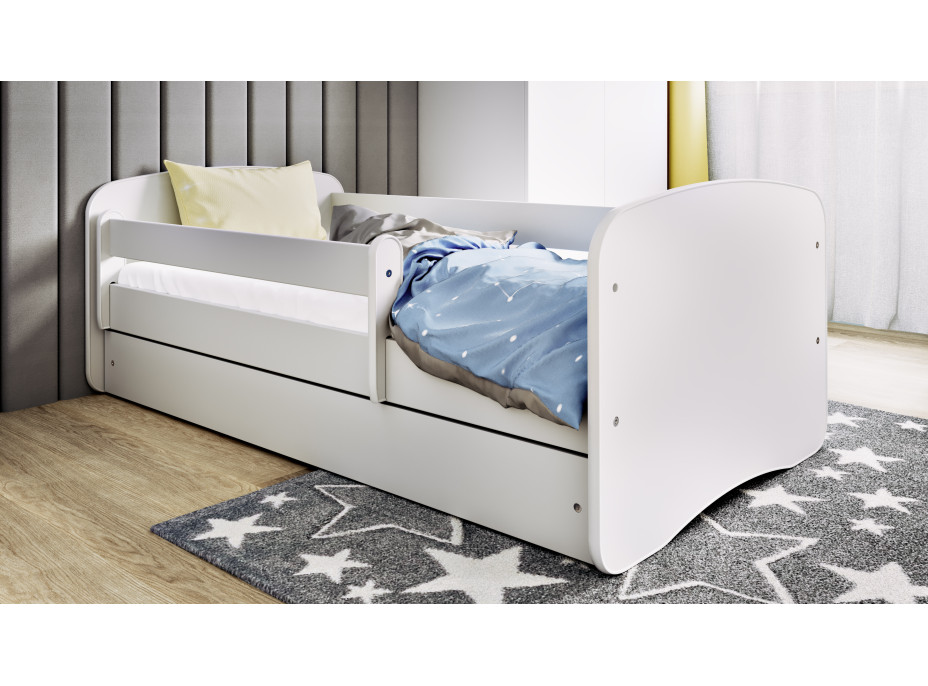 Detská posteľ BABY DREAMS bez šuplíka - biela 180x80 cm