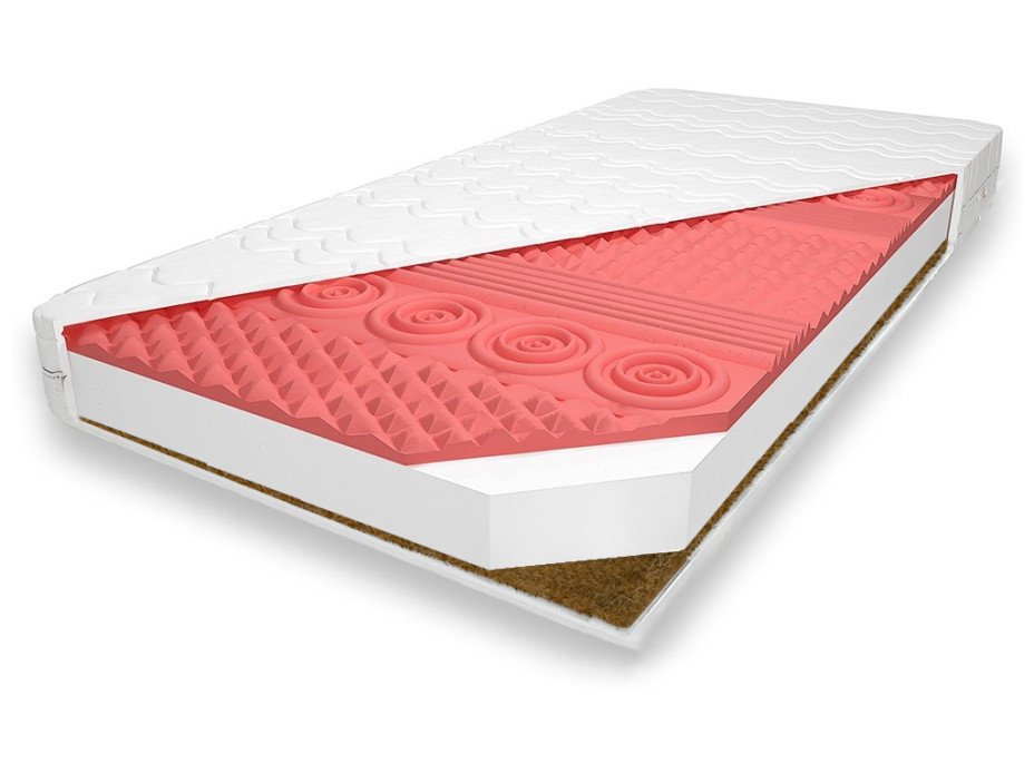 Detský penový matrac PREMIUM MAX RELAX 160x80x11 cm - kokos/pena/HR VISCO