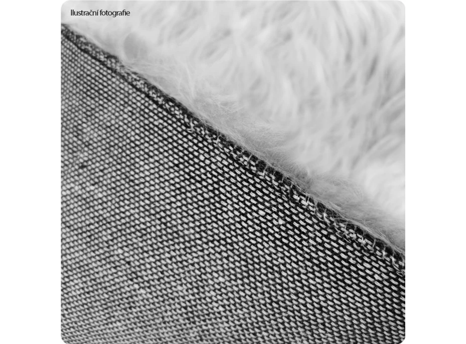 Kusový koberec OSLO TX pikovaný - svetlo šedý - imitácia králičej kožušiny