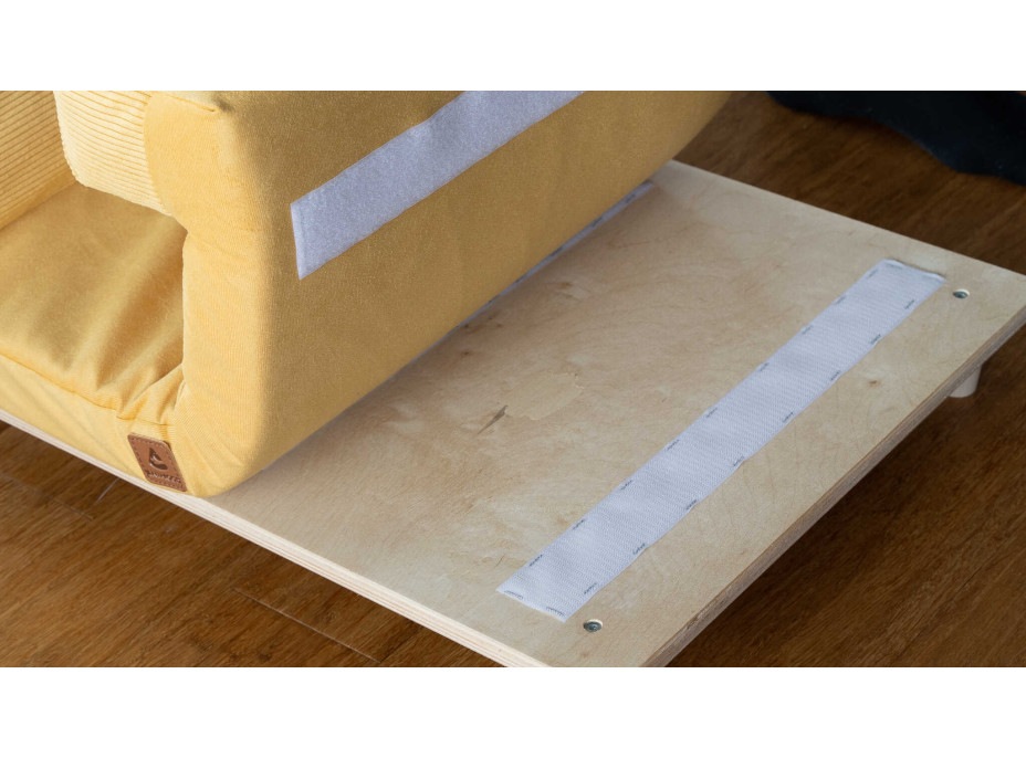 Pohovka pre psov SONIA - horčicová