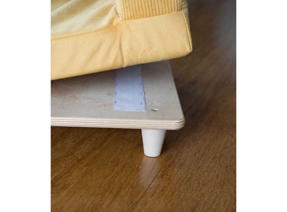 Pohovka pre psov SONIA - horčicová