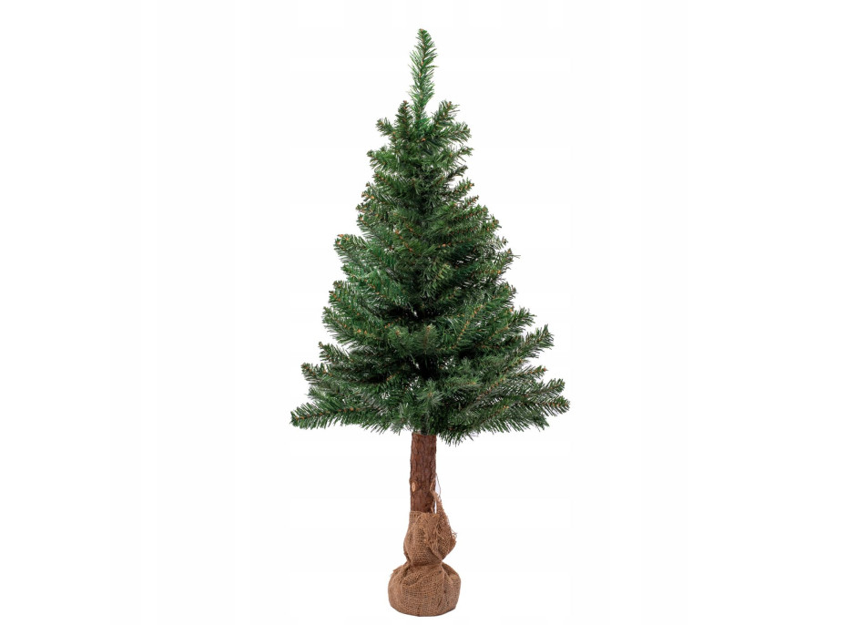 Umelý vianočný stromček s prírodným kmeňom - 100 cm