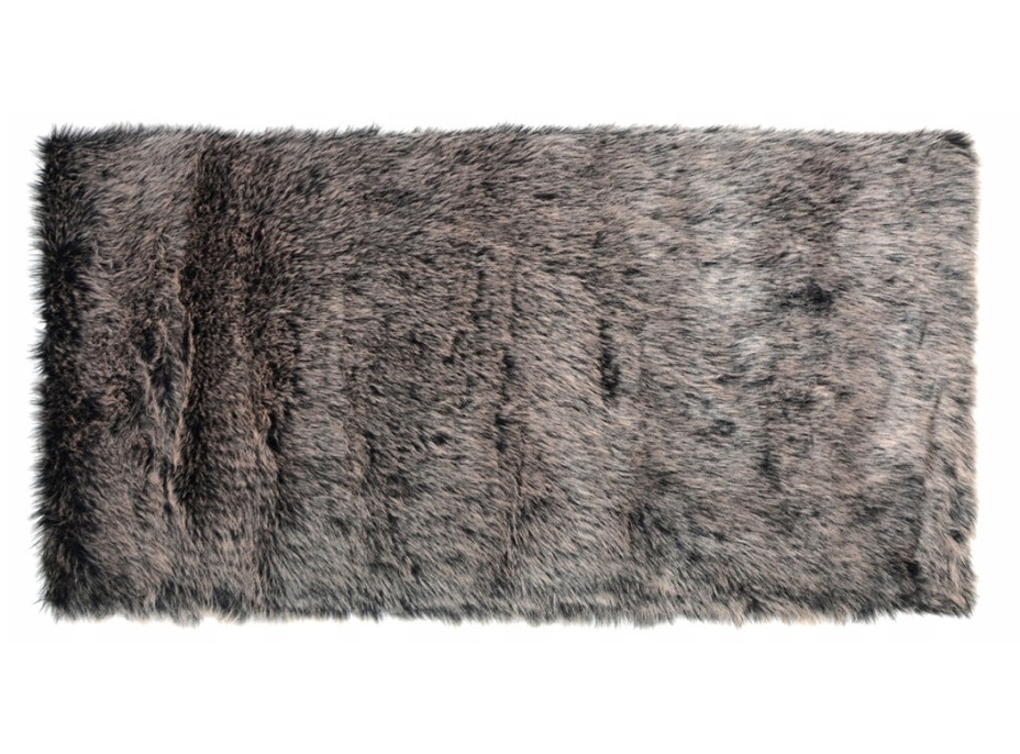 Kusový koberec ALJAŠKA - čierny 80x150 cm