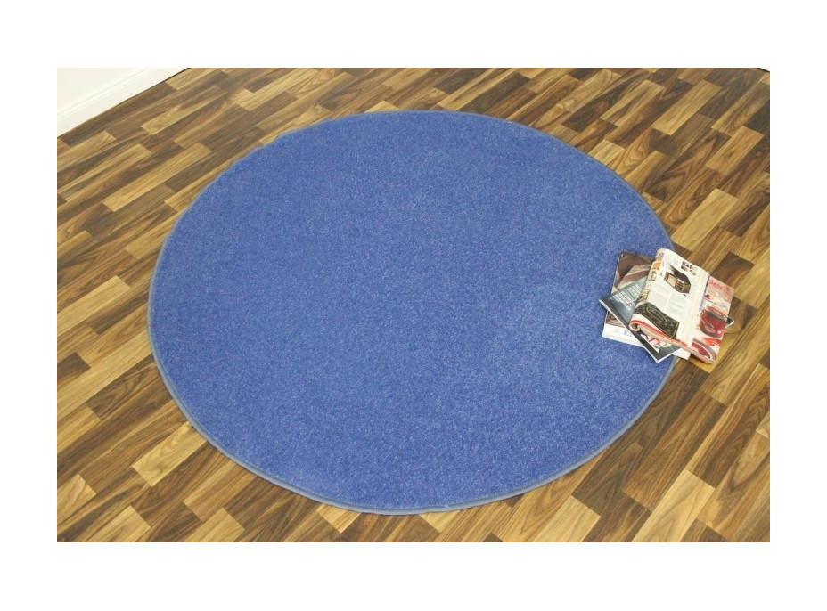 Kusový koberec Nasty 101153 blue circle