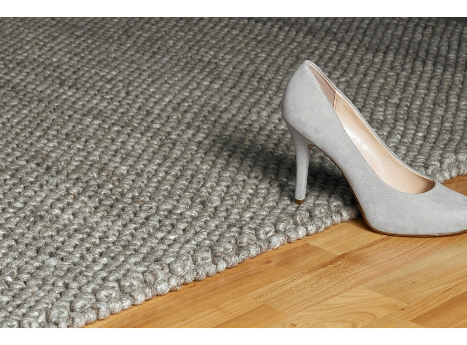 Ručne tkaný kusový koberec Loft 580 taupe