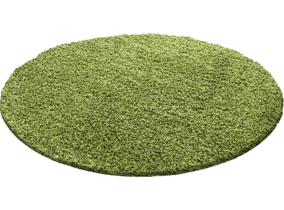 Kusový koberec Life Shaggy 1500 green circle
