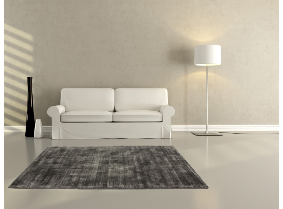 Ručne tkaný kusový koberec MAORI 220 ANTHRACITE