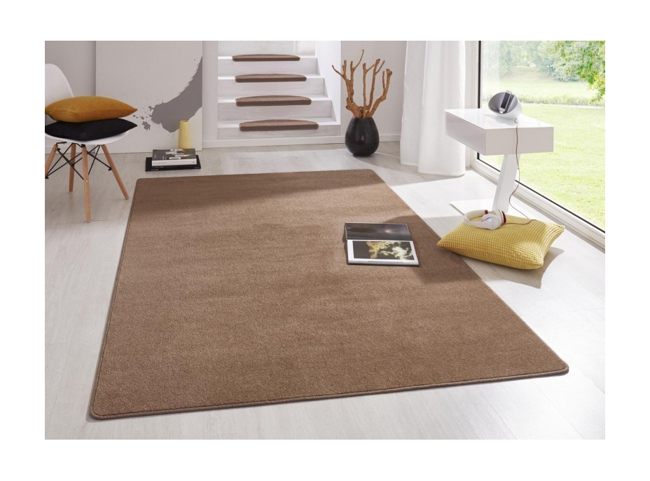 Hnedý kusový koberec Fancy 103008 brown