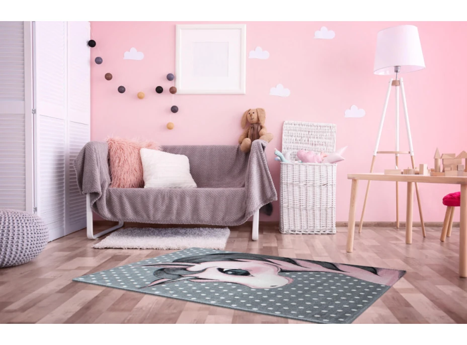 Detský kusový koberec Kids 590 pink