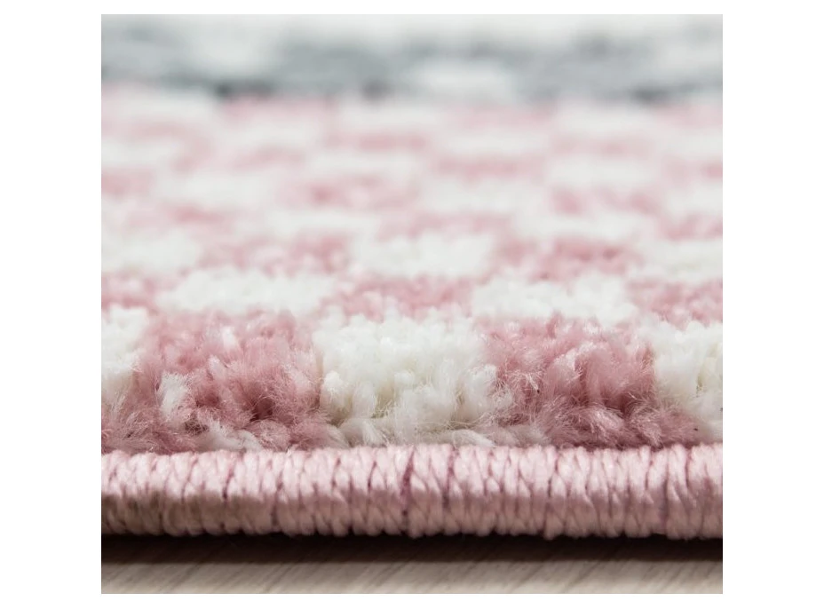 Detský kusový koberec Kids 570 pink circle