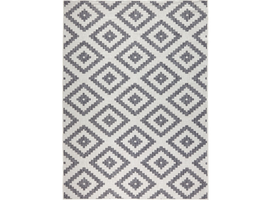 Kusový obojstranný koberec Twin 103132 grey creme