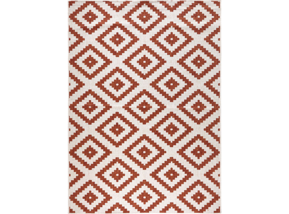 Kusový oboustranný koberec Twin 103130 terra creme