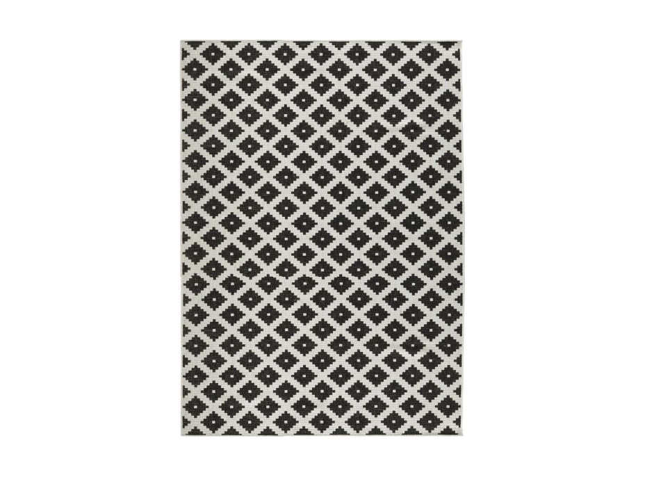 Kusový obojstranný koberec Twin 103124 black creme