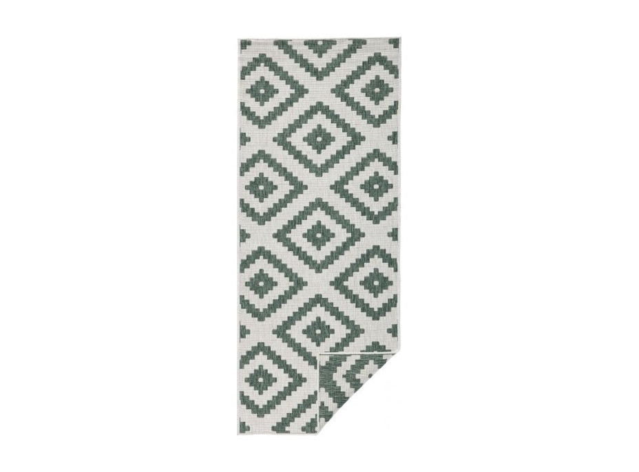 Kusový oboustranný koberec Twin 103131 green creme