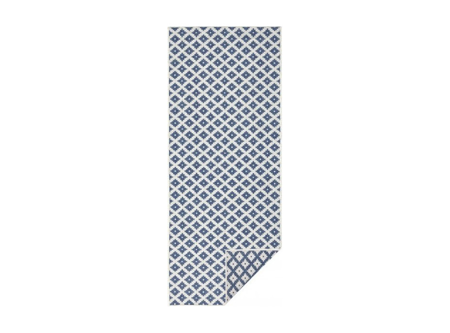 Kusový obojstranný koberec Twin 103128 blue creme