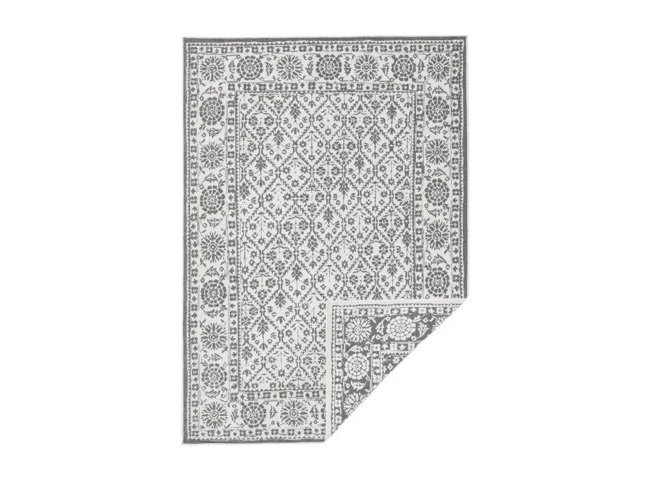 Kusový obojstranný koberec Twin 103116 grey creme