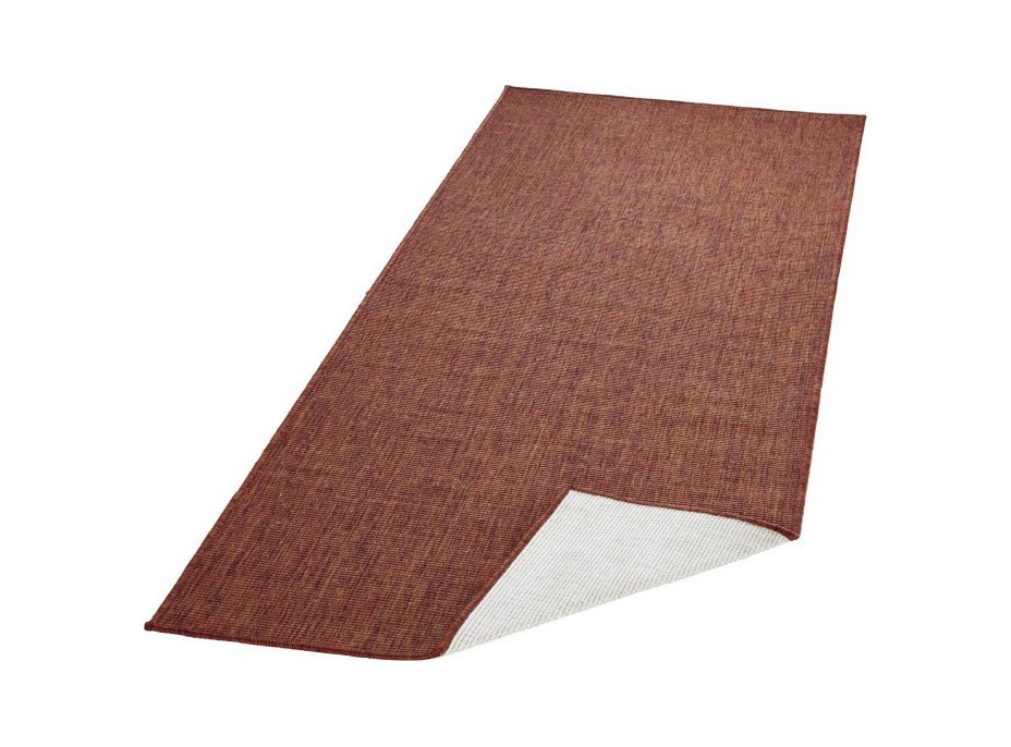 Kusový obojstranný koberec Twin 103098 terra creme