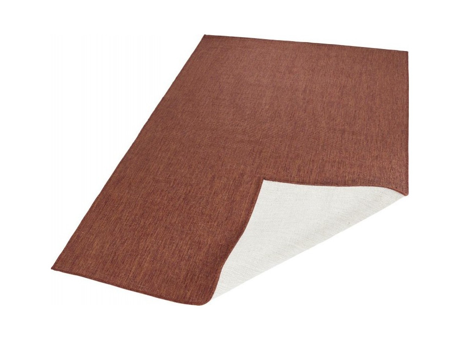 Kusový obojstranný koberec Twin 103098 terra creme