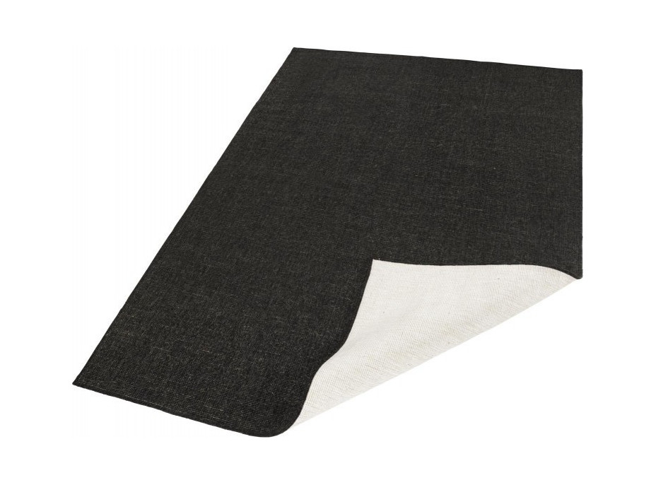 Kusový obojstranný koberec Twin 103096 black creme