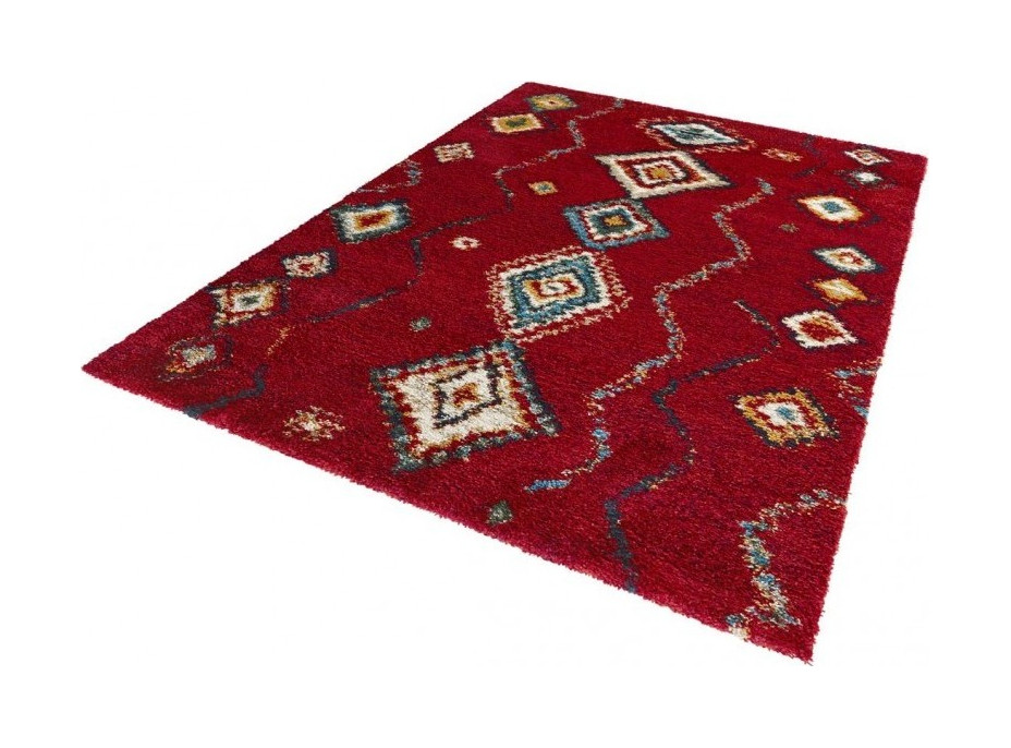 Kusový koberec Nomadic 102692 Geometric red