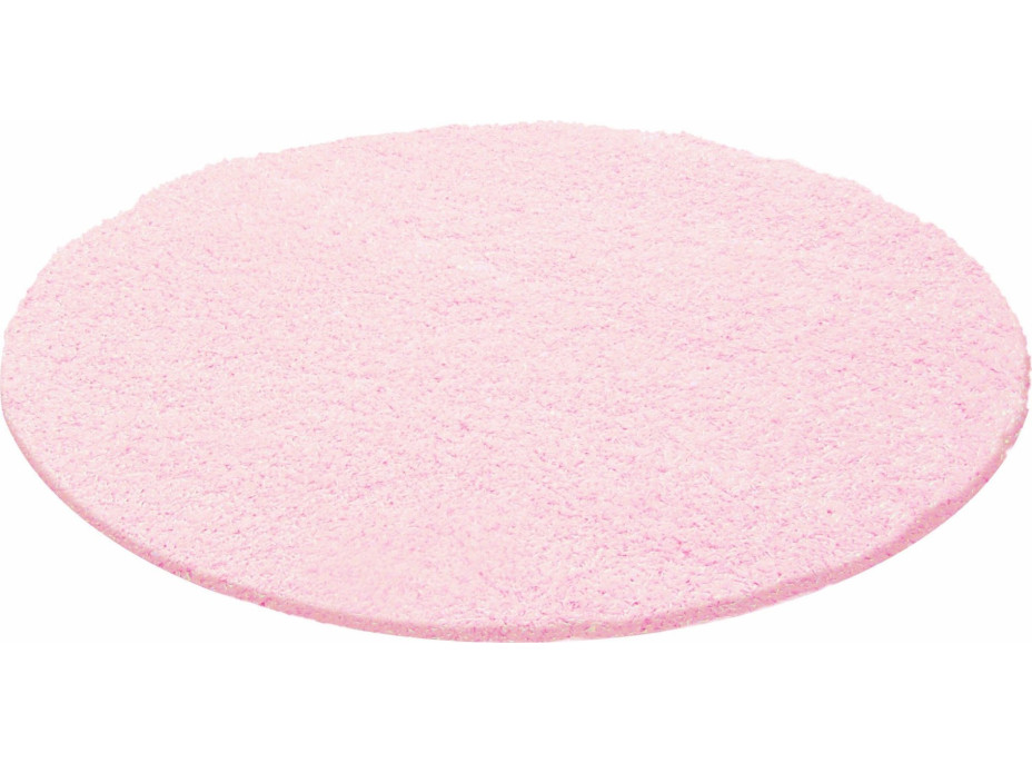 Kusový koberec Life Shaggy 1500 pink circle