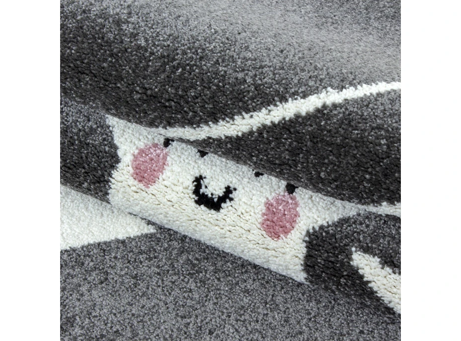 Detský kusový koberec Kids 610 grey