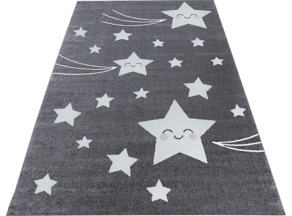 Detský kusový koberec Kids 610 grey