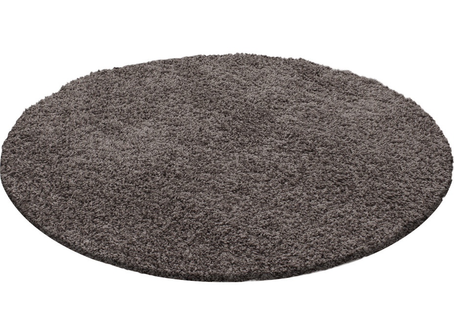Kusový koberec Life Shaggy 1500 taupe circle