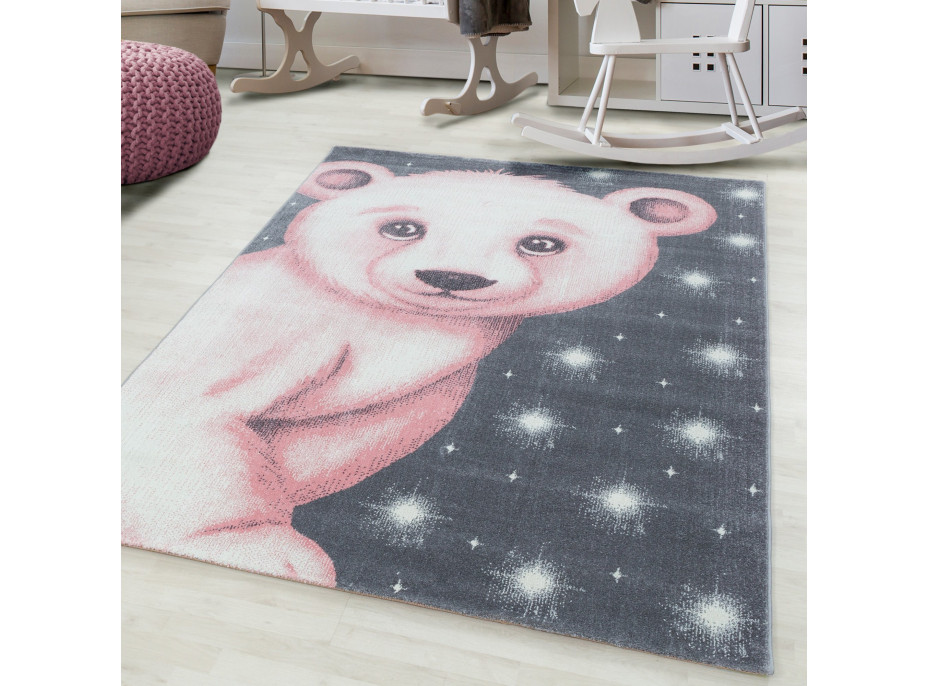 Detský kusový koberec Bambi 810 pink
