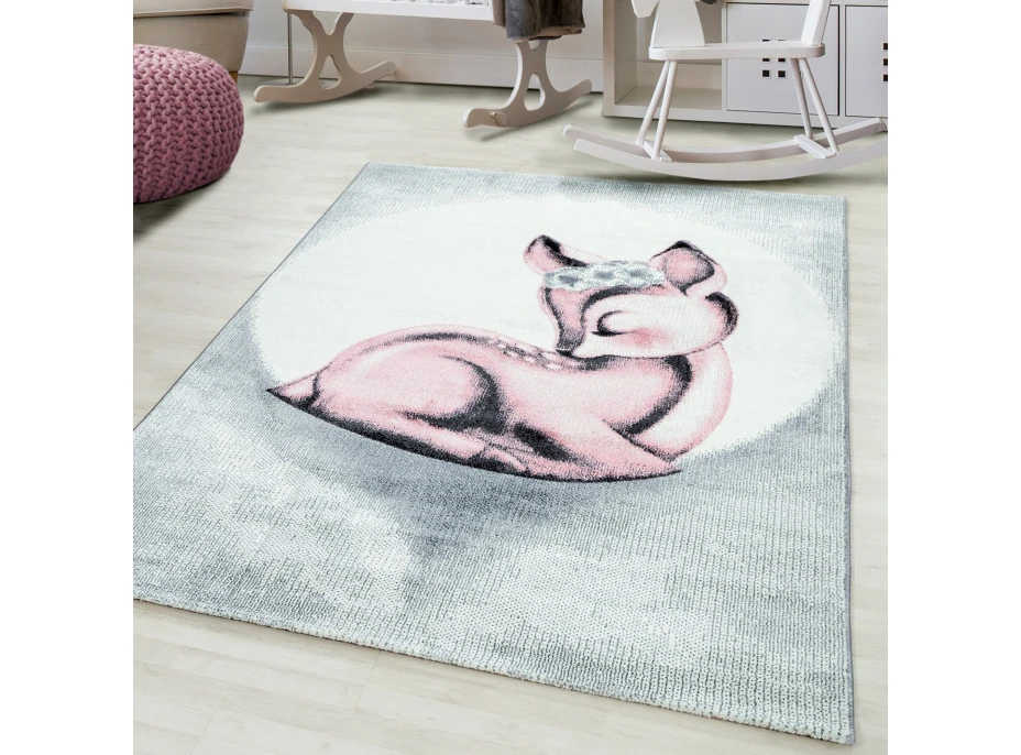 Detský kusový koberec Bambi 850 pink