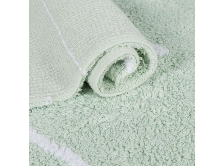 Ručne tkaný kusový koberec Hippy Mint