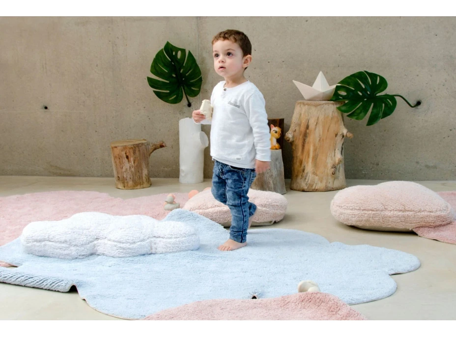 Ručne tkaný kusový koberec Puffy Dream